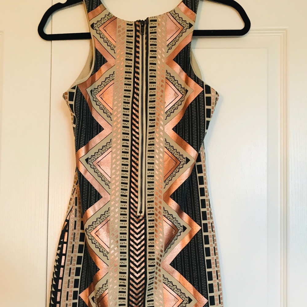 Metallic dress :: mini
